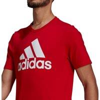 Cotton T-Shirt with Large Logo Print and Short Sleeves