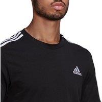 3 Shoulder Stripes T-Shirt in Cotton with Short Sleeves