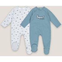 Pack of 2 Cotton Sleepsuits, Birth-3 Years