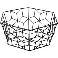 Fruit Basket in Matte Black Finish