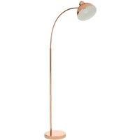 Copper Finish Arched Curve Floor Lamp