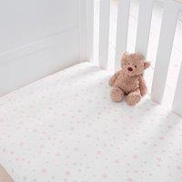 Pack of 2 Safe Nights Cot Fitted Sheets