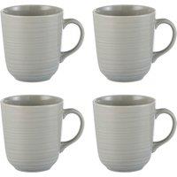 Set of 4 Rippled Mugs