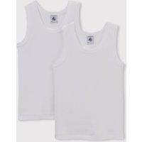 Pack of 2 Vest Tops in Organic Cotton