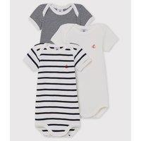 Pack of 3 Bodysuits in Organic Cotton