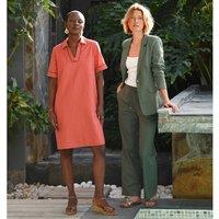 Linen/Cotton Fitted Blazer