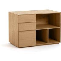 Working Double Oak Veneer Cabinet