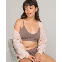 Milky Seamless Bralette with Shoestring Straps