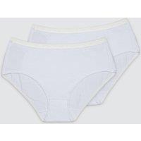 Pack of 2 Midi Knickers in Organic Cotton