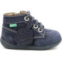 Kids Bonzip-2 Ankle Boots in Suede with Zip Fastening