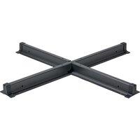 Steel Cross Base for Cantilever Parasols, Anthracite