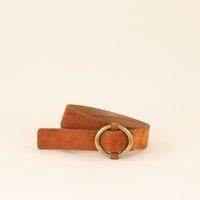 Tisao Su Belt with Circular Metal Buckle