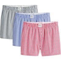 Pack of 3 Boxers in Gingham Print Organic Cotton