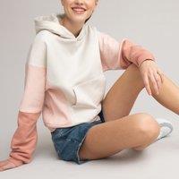 Cotton Mix Cropped Hoodie, 10-18 Years