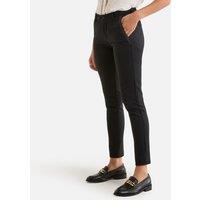 Tessa Cassico Cigarette Trousers in Cotton Mix
