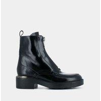 Ariette Leather Ankle Boots with Zip Fastening