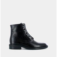 Dolce Leather Lace-Up Ankle Boots