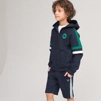 Organic Cotton Mix Hoodie with Zip Fastening, 3-12 Years