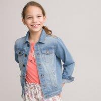 Denim Buttoned Jacket, 3-14 Years