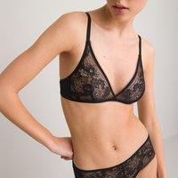 Non-Underwired Halterneck Bra in Lace