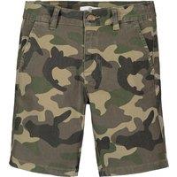 Cotton Bermuda Chino Shorts in Camo Print, 3-12 Years