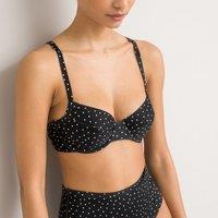 Full Cup Bikini Top in Polka Dot Print