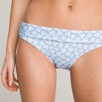 Turn-Down Bikini Bottoms in Floral Print