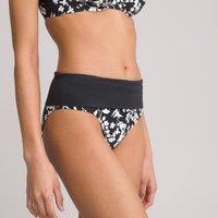 Turn-Down Bikini Bottoms in Floral Print