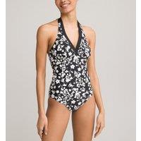 Floral Print Halterneck Swimsuit