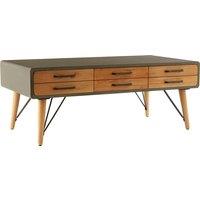 Retro Inspired Coffee Table in Fir Wood