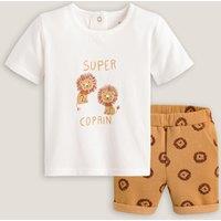 Cotton T-Shirt/Shorts Outfit