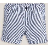 Striped Cotton Shorts