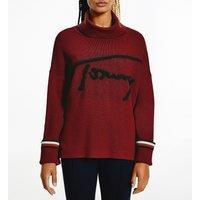 Chunky Knit Turtleneck Jumper in Cotton
