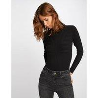 Fine Knit Jumper with High Neck