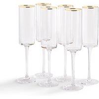 Set of 6 Coblice Champagne Flutes