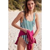 Striped Racerback Swimsuit