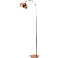 140cm Copper Finish Curve Arch Floor Lamp