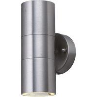 Outdoor Stainless Steel Dual Wall Light (GU10 LED)
