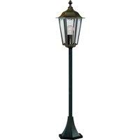 Outdoor 105cm Black Traditional Post Lamp