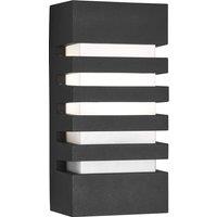 Outdoor Black Cutout Wall Light