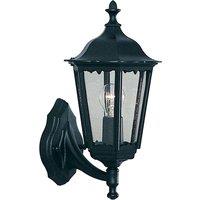 Outdoor Black Traditional Lantern Style Wall Light