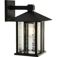 Outdoor Black Venice Style Lantern Wall Light