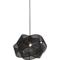 Black Twisted Metal Easyfit Ceiling Shade