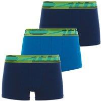 Pack of 3 Cotton Boxers, 6-16 Years