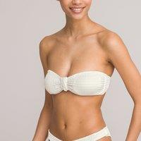 Smocked Bandeau Bikini Top
