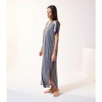 Warm Day Nightdress with V-Neck