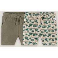 Pack of 2 Cotton Shorts