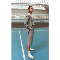 Checked Single-Breasted Blazer