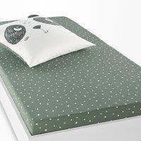 Panda Mania Stars Cotton Fitted Sheet