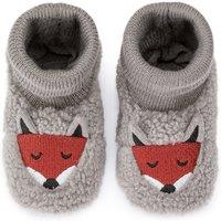 Kids' Recycled Fox Slipper Socks
